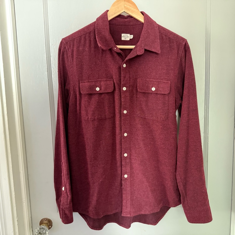 Bridge & Burn Shirt - Burgundy